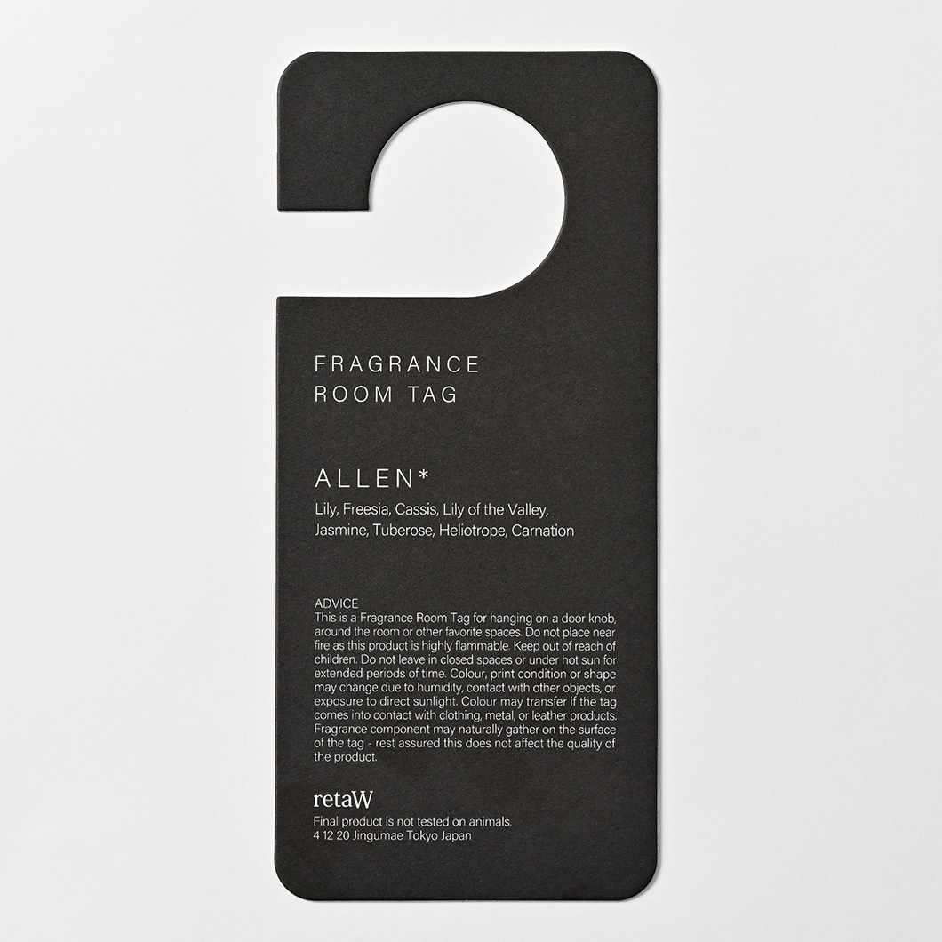 【originalfake】kaws×retaW フレグランスルームタグ ALLEN* room tag | retaW web store for goods