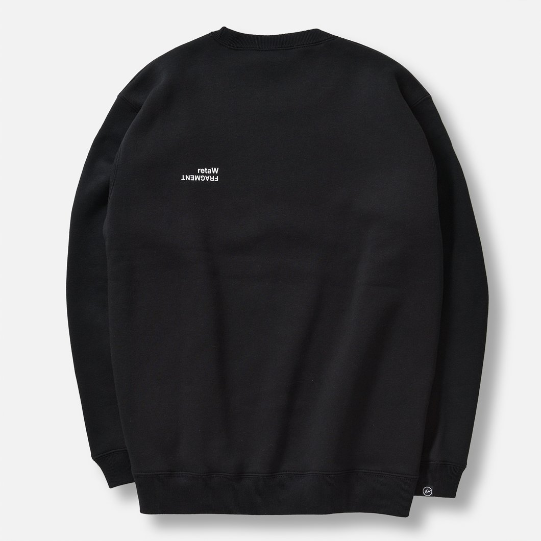 Crewneck Sweatshirt FRAGMENT FRAGRANCE logo / BLACK | retaW web store for  goods