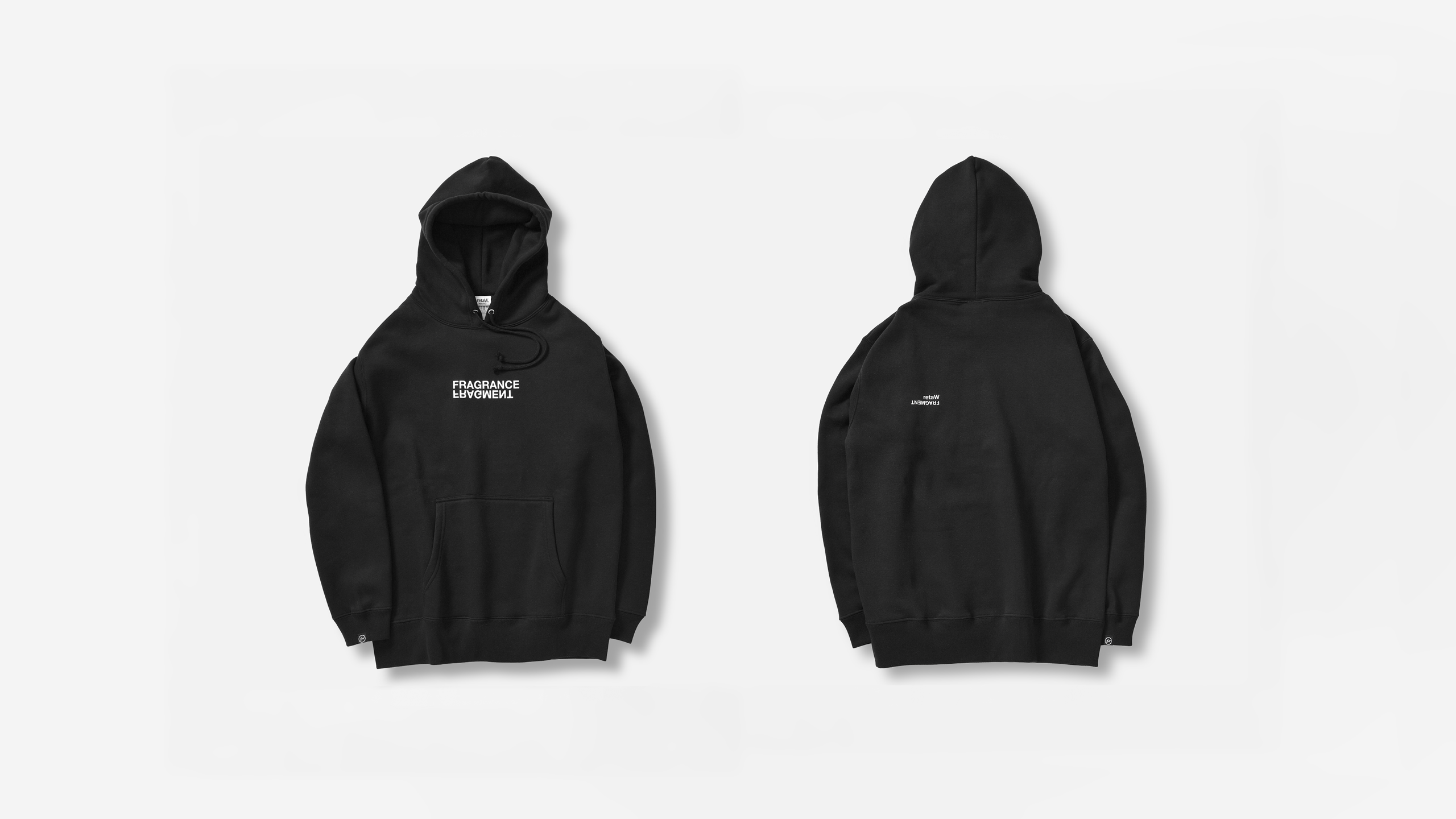 Hoodie FRAGMENT FRAGRANCE logo / BLACK | retaW web store for