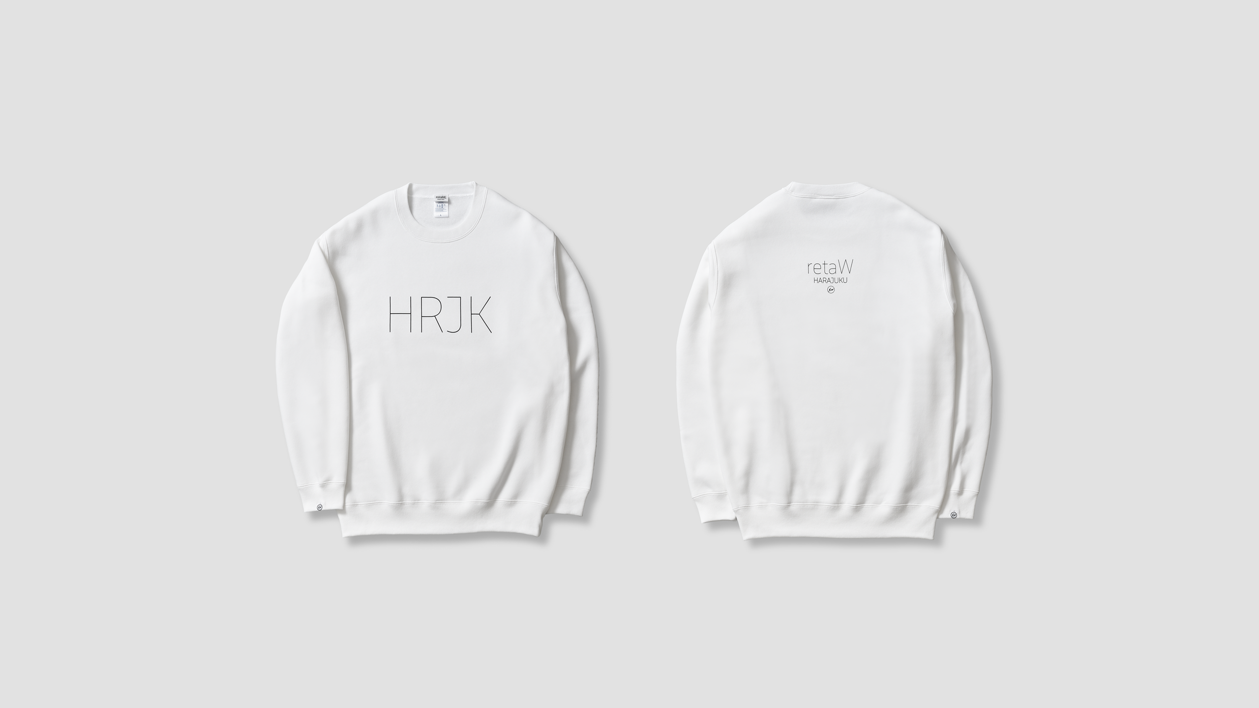 Crewneck Sweatshirt HRJK / WHITE | retaW web store for goods