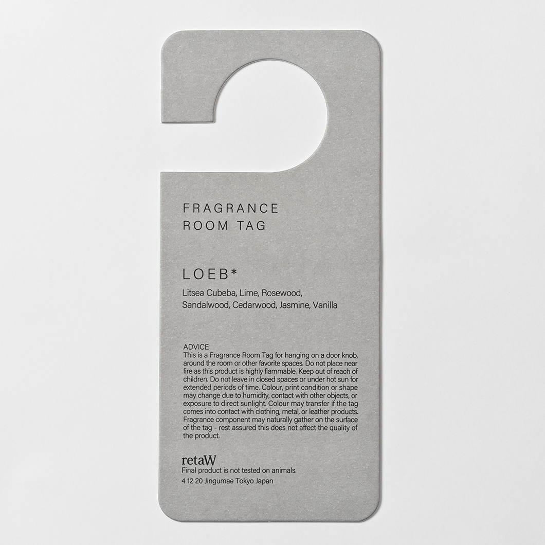 LOEB* room tag | retaW web store for goods